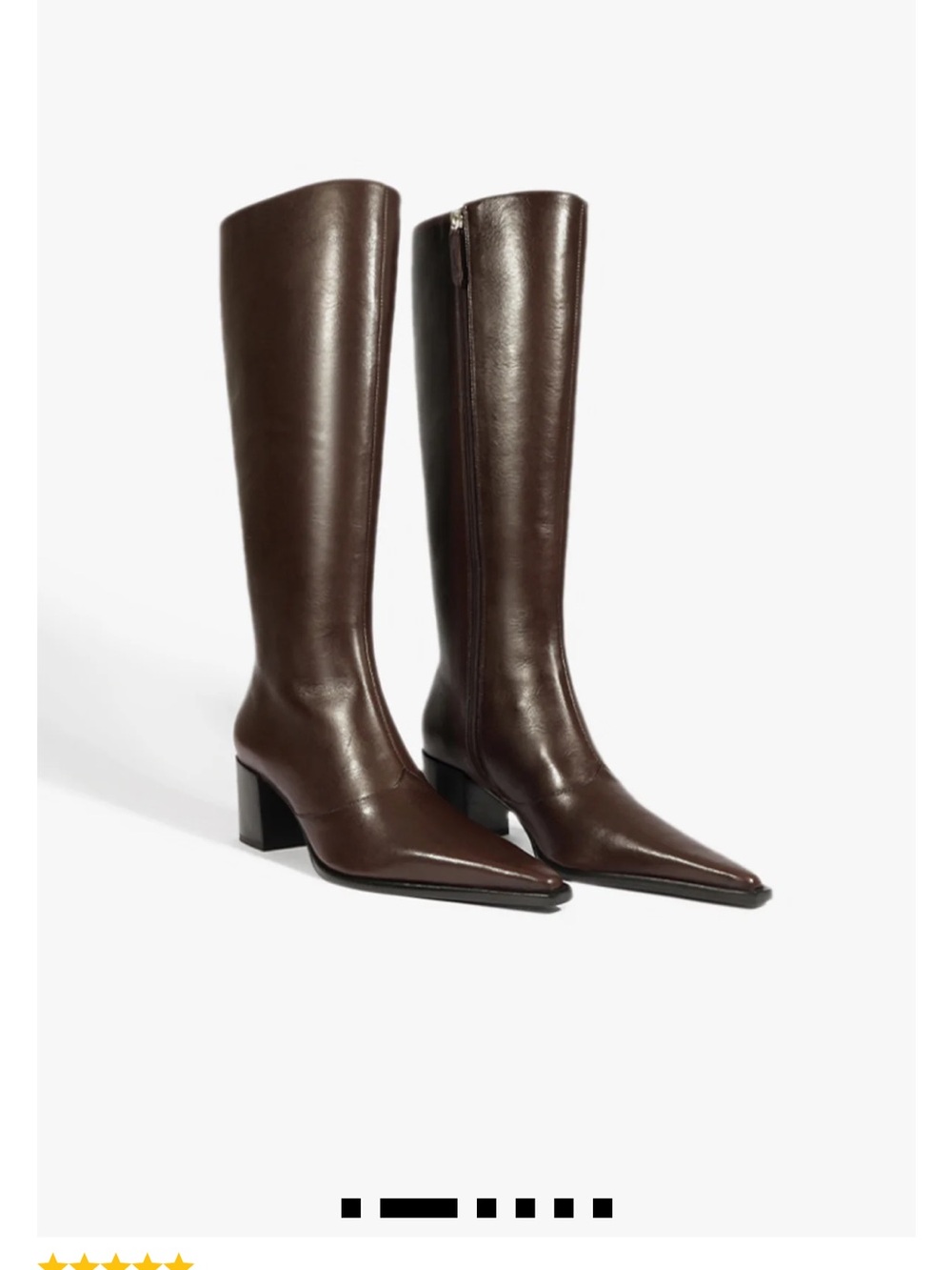 Raffaela Up Mid Boot - Dark Brown Leather